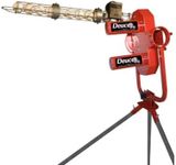 Heater Sports Deuce 75 MPH Adjustable Baseball Pitching Machine with Automatic Ball Feeder - Delivers Fastballs & Curveballs, Suitable for All Ages | Compatible with Pitching Machine & Real Baseballs