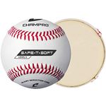 Champro Safe-T-Soft Level 5 Baseball (White, 9-Inch) Pack of 12