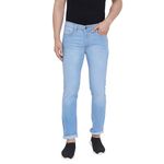 Ben Martin Men's Slim Fit Stretchable 30 Size Light Blue Casusal Denim Jeans Pant for Men, JJ3-26