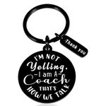 KINMES Baseball Soccer Coach Gifts Thank You Appreciation Coach Keychain Gifts for Men Women Basketball Tennis Swim Volleyball Hockey Team Gits for Coach, Cheerleader Birthday Christmas Gifts for Him,