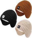 3 Pack Baby Beanie Hats with Earfla