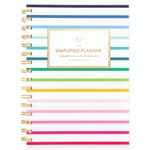 AT-A-GLANCE 2025 Planner, Simplified by Emily Ley, Weekly & Monthly, 5-1/2" x 8-1/2", Small, Happy Stripe (EL16-200-25)