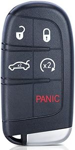 Beefunny 433MHz ID46 Chip M3N-40821302 Replacement 4+1 5 Button Smart Remote Key Fob for Chrysler 300 2011-2018 (1)