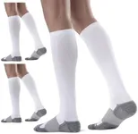 BBFREY 3 Pairs Medical Compression Socks 20-30 mmHg for Men Women - Best Support Socks for All Day Wear, Pain Relief, Sport