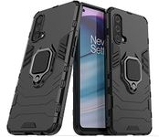 SPAZY CASE Back Cover for Silicone_Armor Hybrid (Black, Oneplus Nord CE 5G)