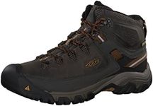 Keen Men's Targhee III Mid Waterproof Hiking Boot, Black Olive Golden Brown, 11 US