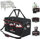 MOSPDE Upgrade Grill Carry Bag Fits for Pit Boss Grills 75275, Portable Gas Grill Carrying Bag Fits Pit Boss Grills, Griddle Carry Bag 600D Heavy Duty Water-Resistant