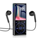 96GB MP3 Player with Bluetooth 5.0: Portable Lossless Sound Music Player with HD Speaker,2.4" Screen Voice Recorder,FM Radio