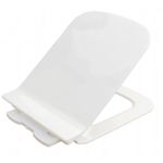 Clay Plus Western Toilet Commode Seat Slow Close Cover with Comfort Seating Easy Hygiene Maintain Without Slamming for Toilet Commode
