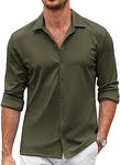 COOFANDY Men's Casual Button Down S