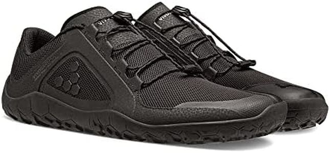 Vivobarefoot Primus Trail II FG, Mens Recycled Off-Road Shoe with Barefoot Firm Ground Sole Obsidian