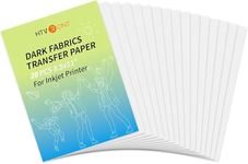 HTVRONT Heat Transfer Paper for T Shirts 20 Sheets, A4 8.5" X 11" Printable Heat Transfer Vinyl, Vivid Color & Durable Iron on Transfer Paper for Dark Fabric