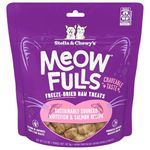 Stella & Chewy's Meowfulls Freeze Dried Cat Treats Whitefish & Salmon Recipe, 42.5g Bag