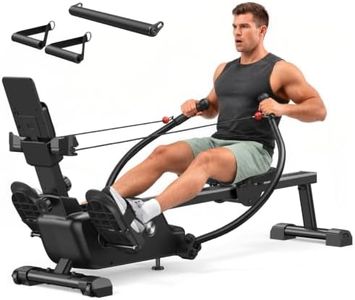 MERACH Sculls Rowing Machines for Home, Magnetic Rowing Machine with 16-Level, Simulate Real Row, Ultra-Quiet Rower, MERACH App and 1000+ Champion Coaching Course & Games