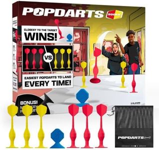 Popdarts Game Rookie Pack – Beginner-Friendly Suction Cup Dart Game for Kids, Families, and New Players | Indoor & Outdoor Target Toss Game | Fast Setup, Durable, Simple Rules, and Fun for All Ages!