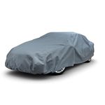 Ultimate Touch Heavy Duty Car Cover, Car Covers for Automobiles, Car Coverage, Cover for Car, Waterproof, All Weather, Fits Sedans, UV Protection, Universal, Snowproof - Medium cars up to 185" (470cm)