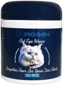 Cat Eye Wipes | Tear Stain Remover | Thicker Pads | Gentle & Effective | Your Feline Friend Deserves The Best! | MOGEH |