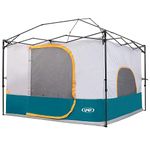 UNP Camping Canopy Tent - Inner Tent for 10' x 10' Pop Up Canopy, Simple Installation, Fully Vented Roof, Enclosed Canopy Space, Ocean Blue (Frame NOT Included)