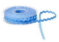 5mm RIC Rac Ribbon Braid Trimming Ricrac Metre Choice of Colours DIY Sewing Trim (Baby Blue) by Accessories Attic