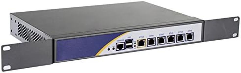 Firewall Hardware, OPNsense, VPN, Network Security Appliance, Router PC, Intel Celeron 4 Cores J4125, RS03, AES-NI/6 x Intel Gigabit LAN/2USB/COM/VGA/Fan,(8G RAM/512G SSD)