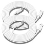 USB C to USB C Charging Cable for Apple 2Pack 10ft,Long Type C to C Fast Charger Cord,for iPhone 15/16,15/16 Pro,15/16 Plus,15/16 Pro Max, for MacBook Pro/Air, for IPad Air 4/5/Mini 6/Pro 12.9/11 60W