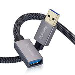 Nanxudyj USB 3.0 Extension Cable 20ft,USB Extender Cable Type A Male to A Female Data Transfer Cord 5Gbps for PlayStation,Oculus VR, USB Flash Drive,Card Reader,Hard Drive,Keyboard,Printer 6M