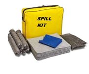 Tool Zone ® Universal Clip Top Bag Oil/Chemical 1 Spill Kit (Yellow, 20L, Standard)