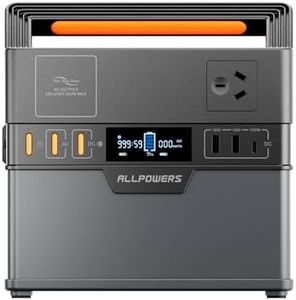 ALLPOWERS Portable Power Station S300Plus 78000mAh MPPT Solar Generator with 300W AC Outlet, UPS Function, Power Supply Backup for Camping RV Outdoors Travel, 1.5hr Fast Charging