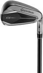 TayIorMade Golf Qi Irons Gunmetal 5-PW,AW Steel Shaft Stiff Right Handed