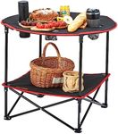 VEVOR Folding Camping Table, Outdoo