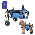 Hekisace Dog Wheelchair for Back Le