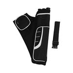 Archery Arrow Hip Quiver, Arrows Holder Waist Bow Bag Pouch, Adjustable Quivers for Bow Hunting Target Practicing Youth Adults(Black)