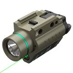 Feyachi Red/Green Laser Flashlight Combo 200 Lumen Weapon Light with Picatinny Rail Mount