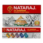 Nataraj 621 Sharpener, Hassle-free Sharpening, Scientifically Angled Blade, Reduces Hand Strain, Ergonomic Design, Anti-rust Coating, Highly Durable, Conveniently Portable, Pack of 20