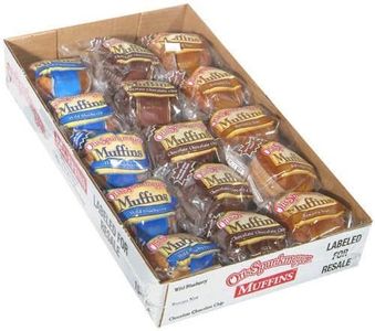 Otis Spunkmeyer Muffins/10 Blueberry/10 Banana Nut/10 Chocolate Chip, 4 oz (Pack of 30)