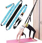 (lake blue) - Xemz Back Bend Assist Trainer - Improve Back and Waist Flexibility, Door Flexibility Stretching Strap, Home Equipment for Ballet, Dance, Yoga, Gymnastics, Cheerleading, Splits