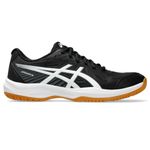 ASICS Men's Upcourt 6 Volleyball Shoes, 8.5, Black/White