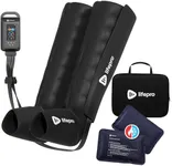 LifePro Air Compression Recovery System with Heat – 8-Chamber Full Leg Massage for Calf, Thigh & Foot – Air Massage Wraps for Relaxation & Wellness – Gift for Mom or Dad.