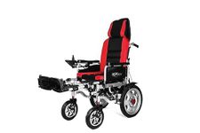 AGEasy (Max Group) MobiEasy Power Wheelchair | Wheel chairs for Old People | Electric Wheelchair | Reclining Backrest | Universal Controller | Pneumatic wheels | Electromagnetic Wheels for Safety