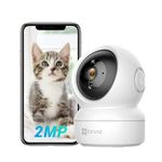 EZVIZ by Hikvision | 2MP Full HD Pan & Tilt Home Security Wi-Fi smart Camera | Motion Detection | Auto Tracking | Night Vision | 2 way Audio | Sleep Mode | Microsd Card Upto 256Gb | Alexa Enabled |H6C