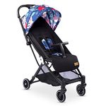 LuvLap Urbane Baby Stroller/Pram with 5 Point Safety Harness,Easy Fold,Extended Canopy,Multi Level Recline,Looking Window,Easy Assembly,6 Month + (Multicolor Printed)