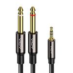 VIOY 6.35mm to 3.5mm Stereo Audio Cable 1M Speaker Cable for Computer, CD Players, Multimedia Speakers and Amplifiers