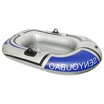 PLKO Inflatable Boat,Swimming Pool Lake Float Raft for Adults,Inflatable Canoe 2 Person