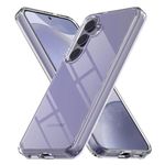 CZARTECH Native Back Cover Case for Samsung Galaxy S24 Plus Clear Case (TPU + Tough Polycarbonate Back I 6ft Drop Protection Tested I Transparent)