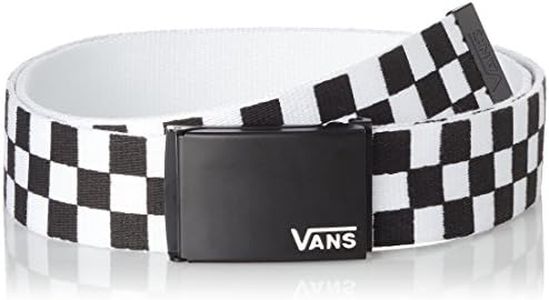 Vans Deppster II Web Belt Cinturón, Negro (Black/White), Talla única para Hombre