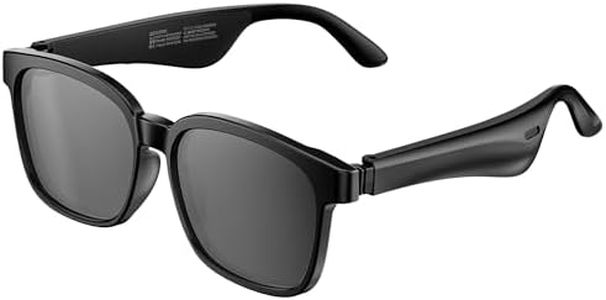 Monster Smart Glasses,Polarized Sunglasses with Bluetooth Speaker,Wireless Music & Calls,Athletic/Outdoor UV Protection and Voice Control,Unisex(Black)