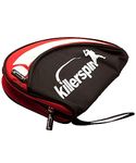 Killerspin Barracuda Ping Pong Bat Carry Case| Padded Table Tennis Bat Cover| Reinforced Padded Polyester Bag for 2 Ping Pong Bats, Side Accessory Pocket for Balls| Protective Zipper Enclosure