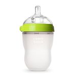 Comotomo Natural Feel Baby Bottle Single Pack, Green, 8 Ounces, 250G