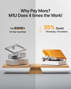 xTool M1 Ultra 4-in-1 Craft Machine – Laser Cutter, Engraver, Blade