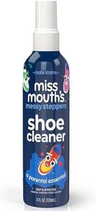 Miss Mouth's Messy Steppers Shoe Cleaner - 4oz Spray Ready To Use Sneaker Cleaner for Rubber, Canvas, Leather to Remove Dirt, Grass, Scuffs from the makers of Miss Mouth's Messy Eater Stain Treater